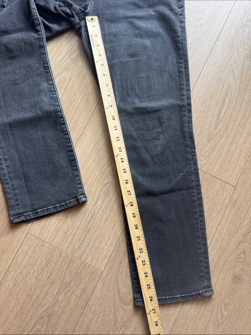 FRAME Denim Le High Straight Tierra Gray Size 29 - Picture 16 of 16